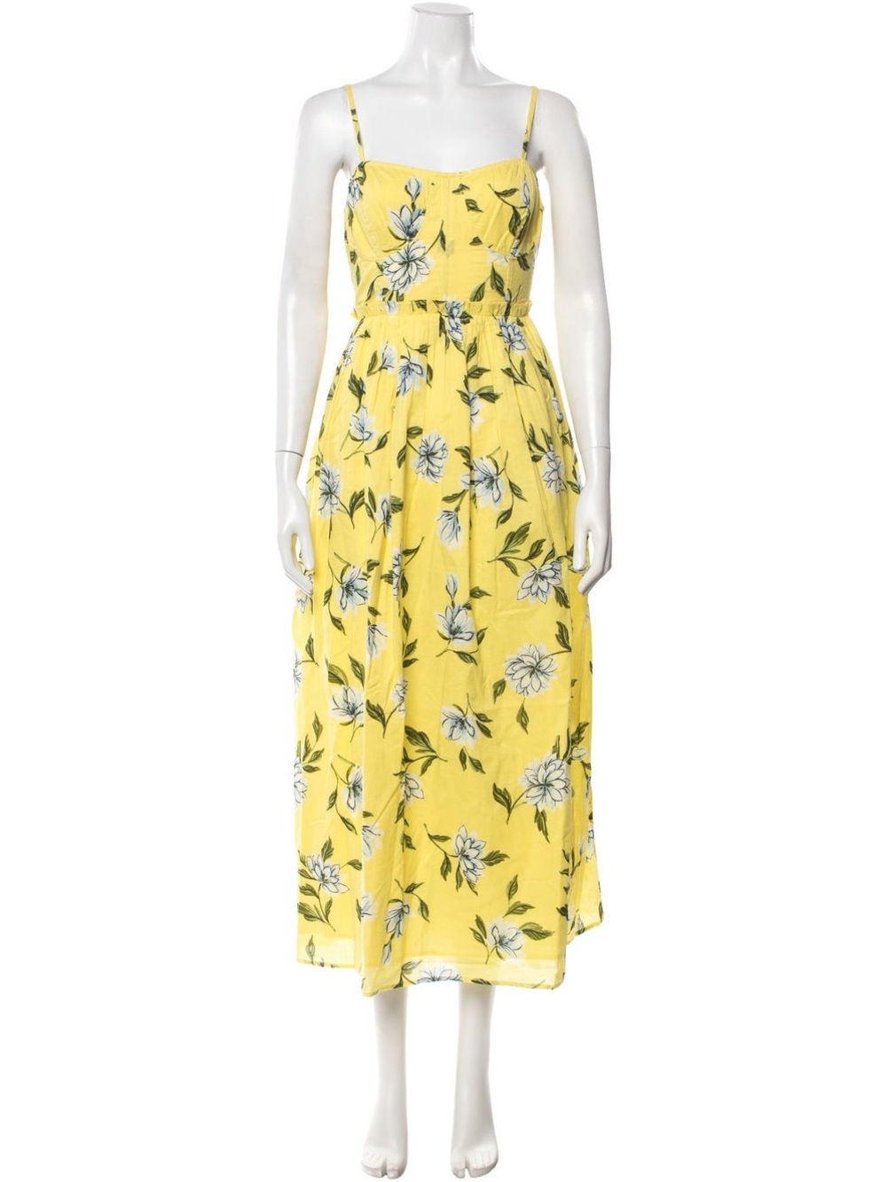 Banjanan Yellow Floral Sundress - Lightweight Strappy Dress